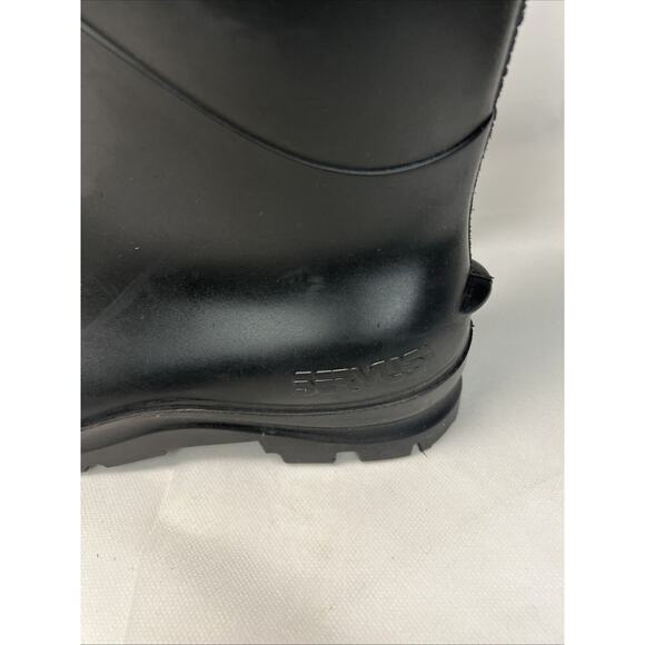 SERVUS Men's Size 9 Rubber Work Boots Black - Picture 4 of 8